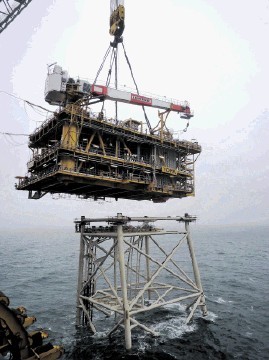 NORTH SEA PROGRESS: First gas is expected next month from the York field