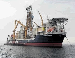 The drillship Stena Carron
