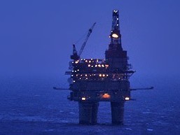 The Gullfaks C platform in the Norwegian North Sea.