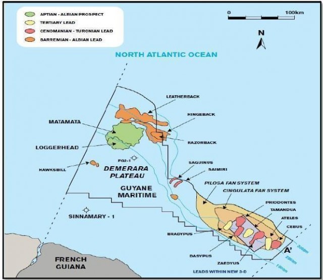 FRENCH GUIANA: Shell's first two wells prove dry