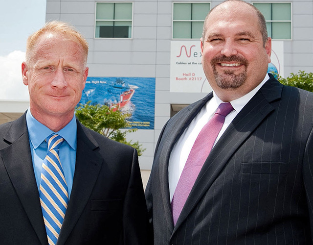 EnerMech’s new Vice President Alan Sweeney (left) and President Vince Kouns who will head up the company’s US operations.