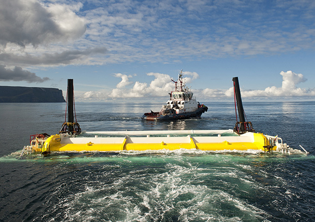 Oyster 800 being tested at EMEC