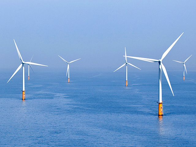 Offshore wind farm.