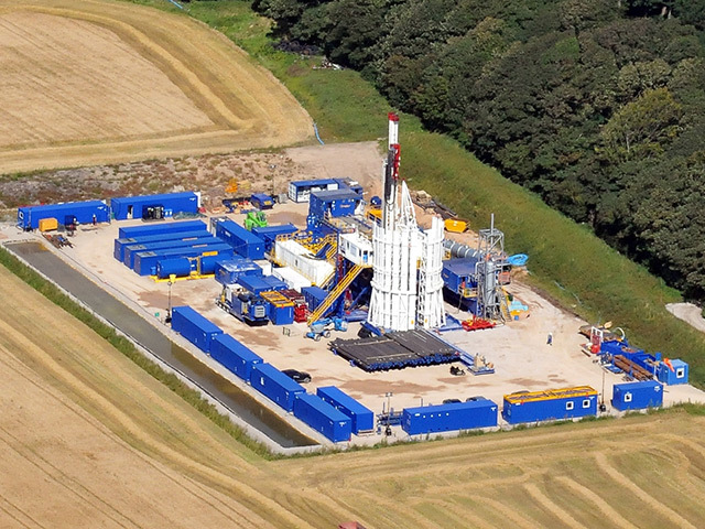 Cuadrilla Resource's Preese Hall drilling site near Blackpool.