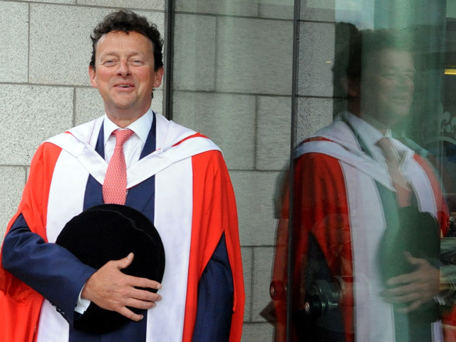 Tony Hayward receives his degree from Robert Gordon University