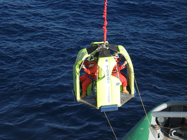 Reflex Marine's TORO in use offshore