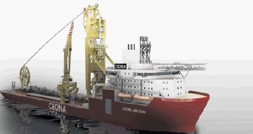 RESILIENT: The hybrid construction and pipelay vessel Ceona Amazon will be well suited for operations in challenging environments