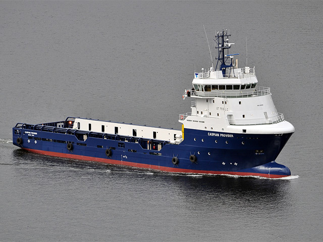 The supply vessel Caspian Provider