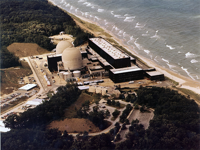 The Cook nuclear power station in the US