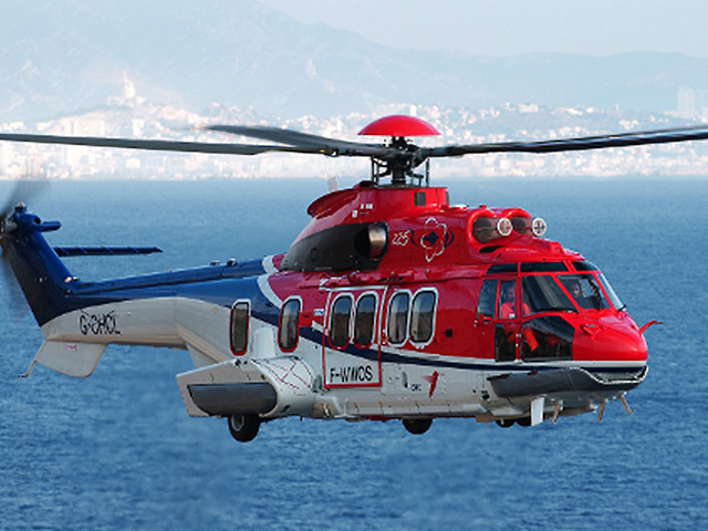 An EC 225 Super Puma Helicopter