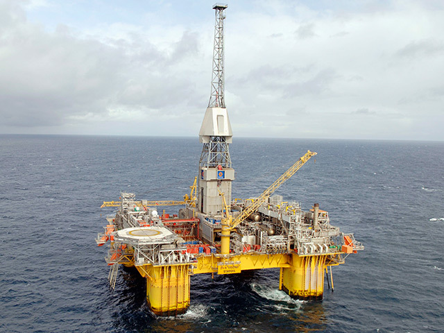 The Visund platform in the North Sea