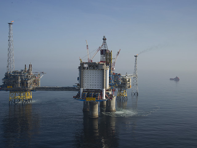 The Sleipner field in the North Sea where CO is stripped and pumped back below ground