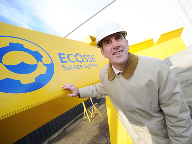 BRIGHT FUTURE: Mike Wilson, managing director of Ecosse Subsea Systems, says its success with EnBW Baltic 2 bodes well for the firm