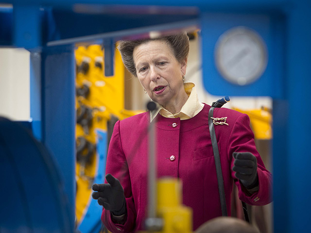 The Princess Royal tours the new Ace Winches headquarters