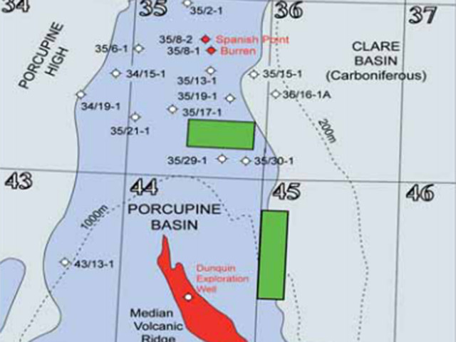 The Porcupine Basin sites