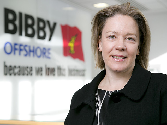 EXCITING TIME: Nicky Etherson, Bibby Offshore's new commercial director