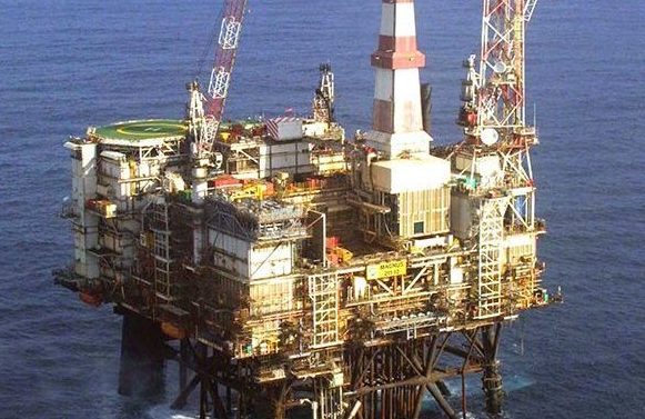 North Sea Magnus platform