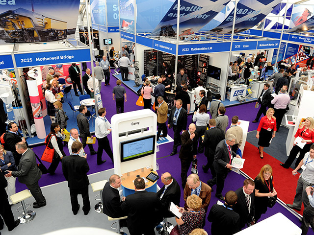 Crowds at Offshore Europe