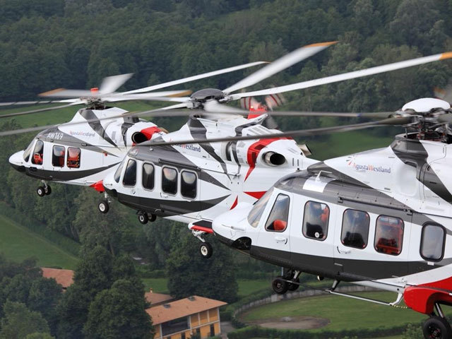 AgustaWestland AW189 helicopters