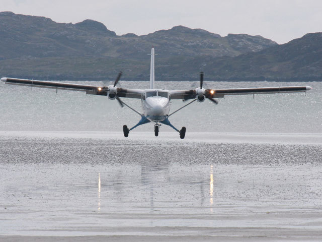 Places like Barra Airport are benefiting from the energy industry