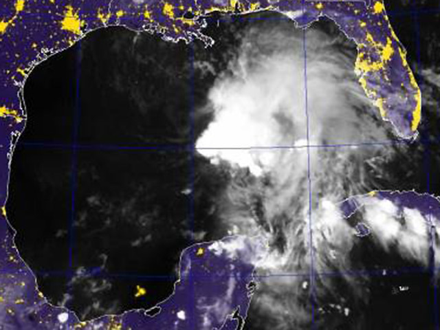 Tropical Storm Karen. Photo by National Oceanic and Atmospheric Administration