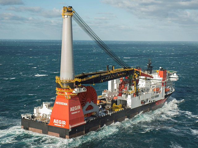 Subsea construction ship Aegir