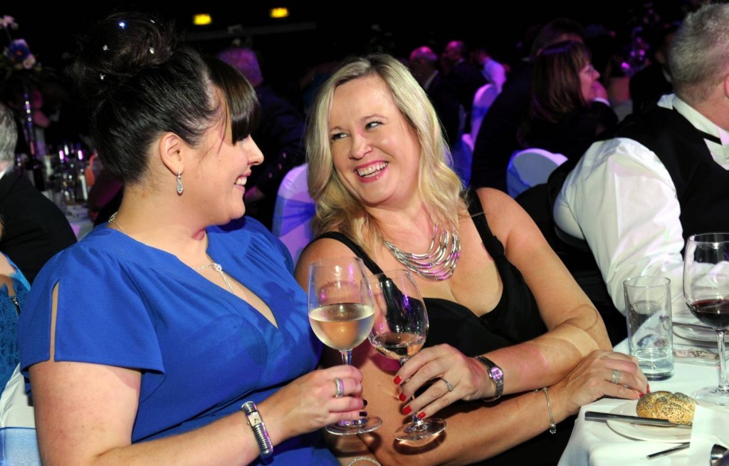 Clare Evans and Louise Ross at the Energy Ball 2013