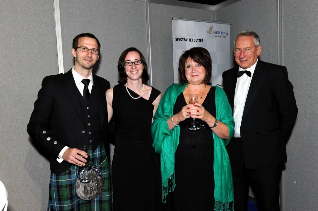 Robert Tringham, Victoria Copley, Michele and Paul McLean at the Energy Ball 2013 at AECC