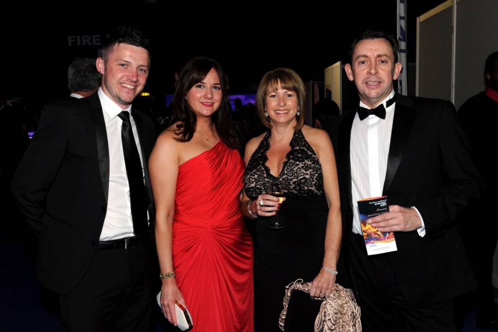 Robert Tringham, Victoria Copley, Michele and Paul McLean at the Energy Ball 2013 at AECC