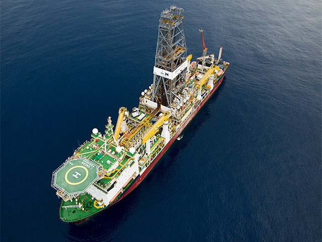 The Deepsea Metro 1 drillship.