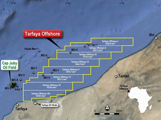 The Tarfaya Offshore Block. Photo by Tangiers Petroleum.