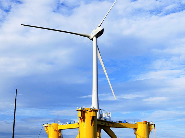 Shell and Innogy will develop a floating wind test turbine.