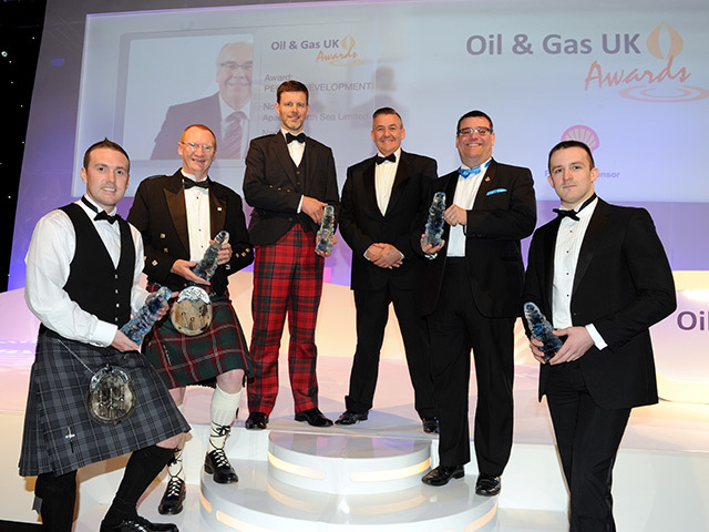 The winners at the 2013 Oil and Gas UK Awards