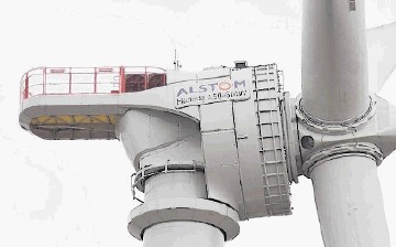 WORLD RECORD: Alstom has just completed the installation of the largest offshore wind turbine ever installed in the marine environment, the 6MW (megawatt) Haliade 150 machine
