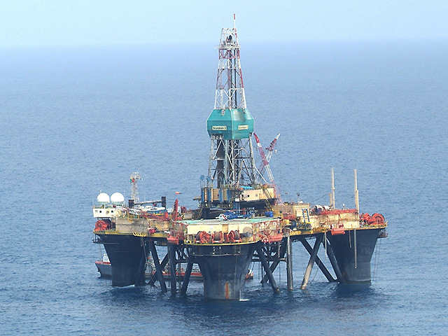 Oil rig off Africa