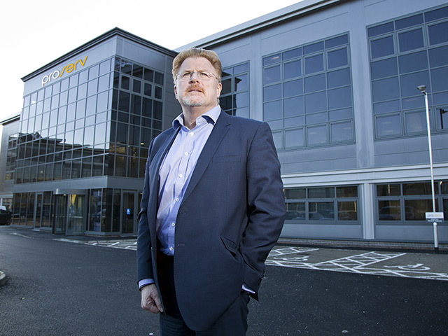 David Lamont at Proserv's new HQ