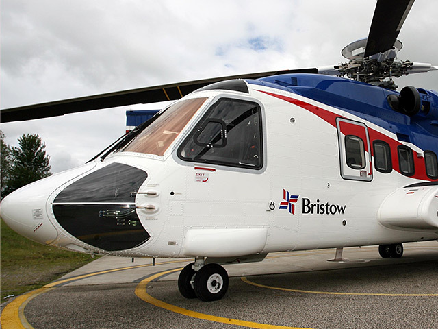 One of Bristow's Sikorsky S-92 helicopters.