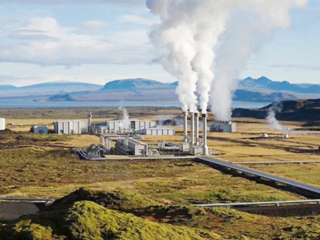 Artist's impression of the Corbetti Caldera geothermal plant