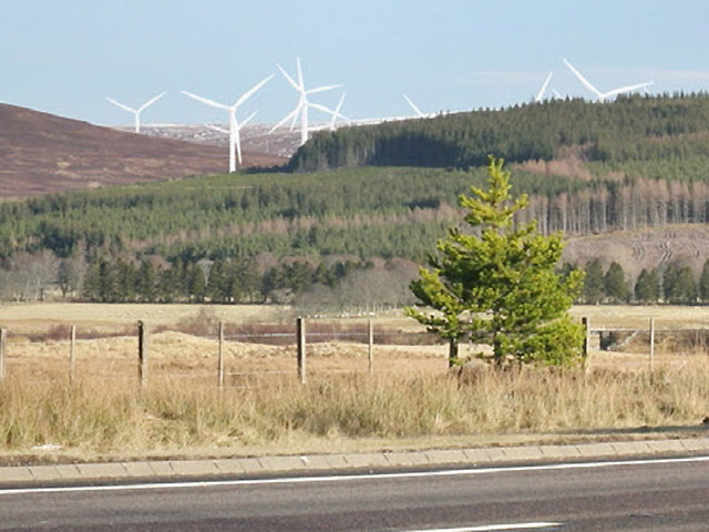 The Moy windfarm