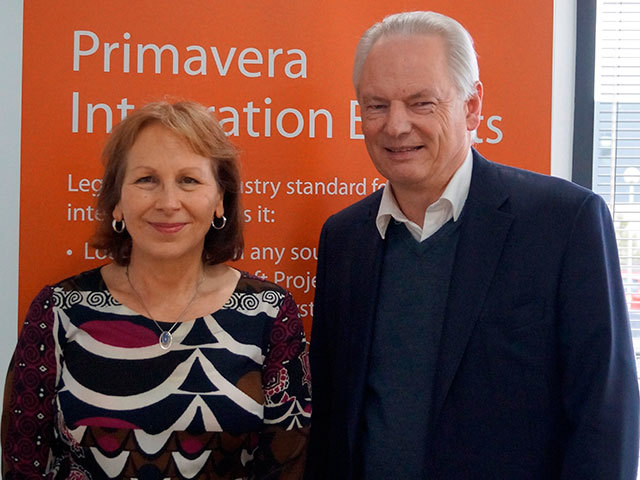 Janice Grant-Shaw, Collabro Group Director, and Francis Maude, Minister for Cabinet