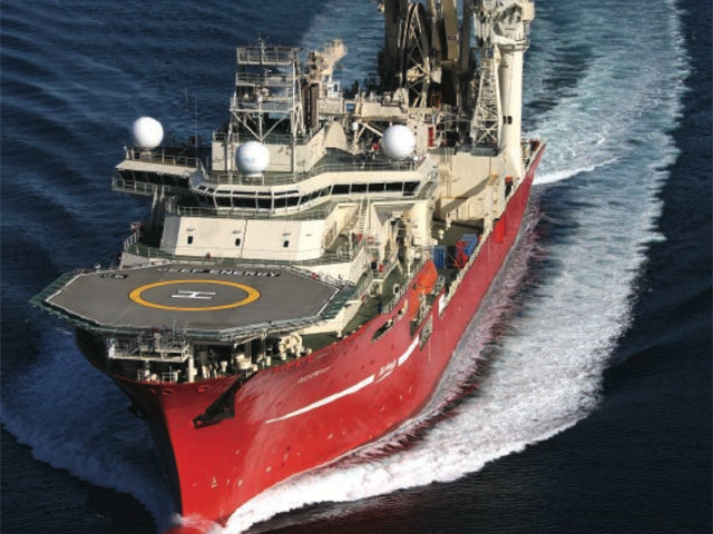 Technip's Deep Energy pipelay vessel