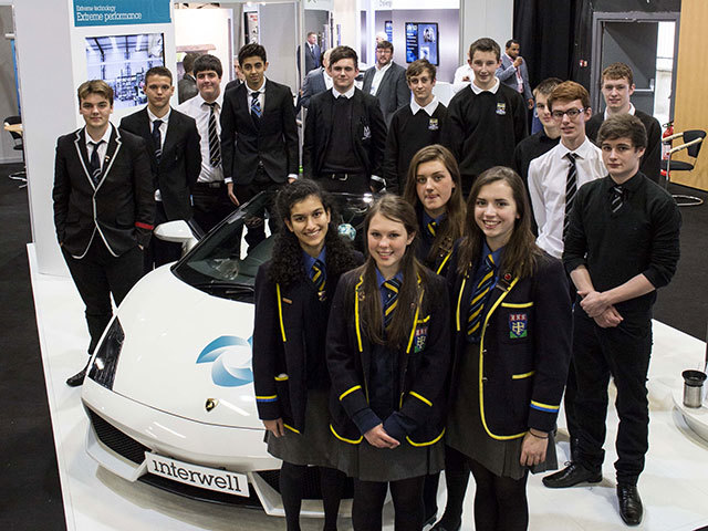 Pupils at the SPE/ICoTA Junior Energy Apprentice 2013 Competition at the AECC