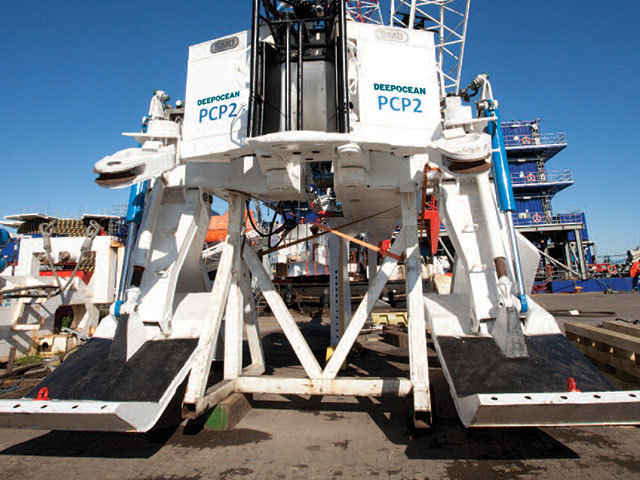 DeepOcean's PCP2 plough which will be used for trenching on the Western Link project