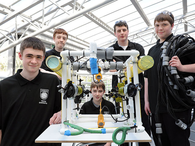 Mintlaw Academy students, the 2013 Scottish winners