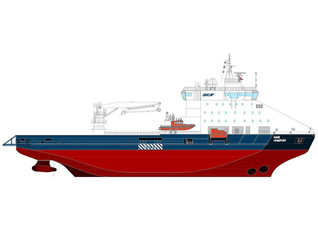 Artist's impression of the new icebreaker vessel