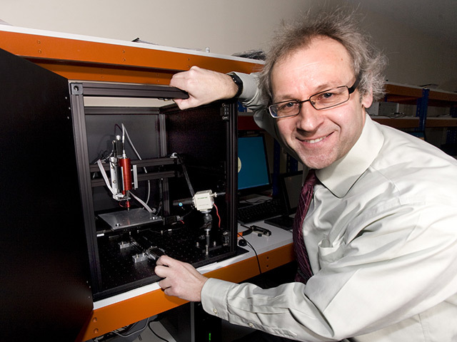 Professor Iain Baikie, of KP Technology, with one of the company's products