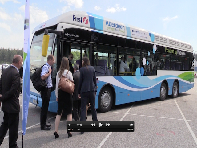 Hydrogen buses in Aberdeen