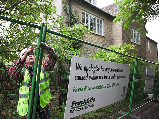 Greenpeace staged a protest over the move at David Cameron’s home