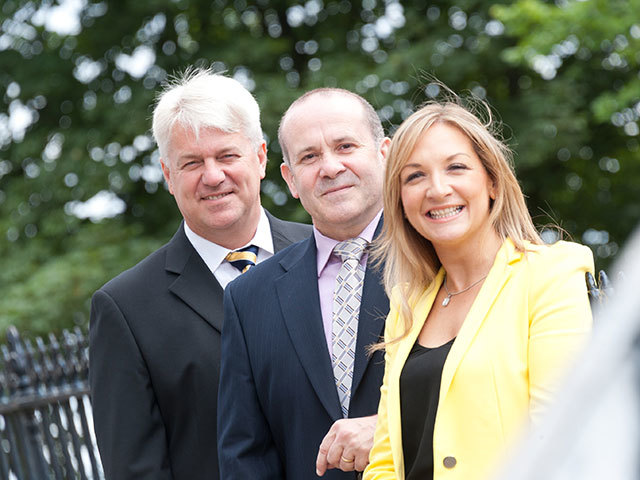 From left: Jonathan Lindsay, Neil Caird, Sarah Hutcheon