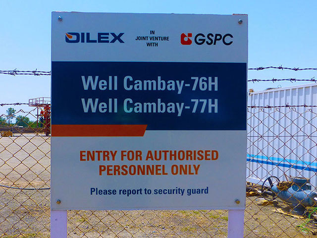 Production tests have begun at the Cambay 77-H well